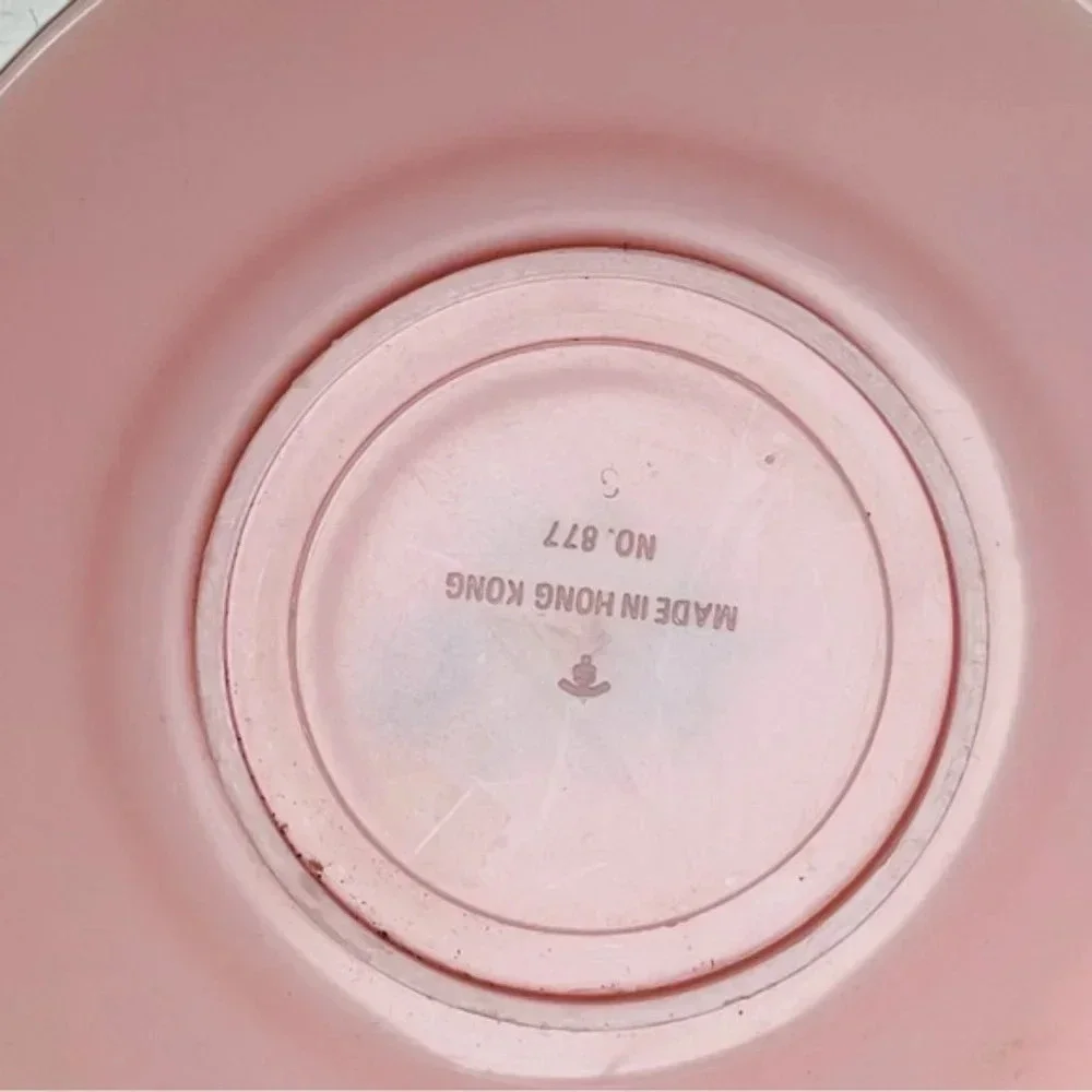 Chilton Globe Plates Pink Floral Playsets Vintage 17‎ Pieces Kitchen Dinner Play